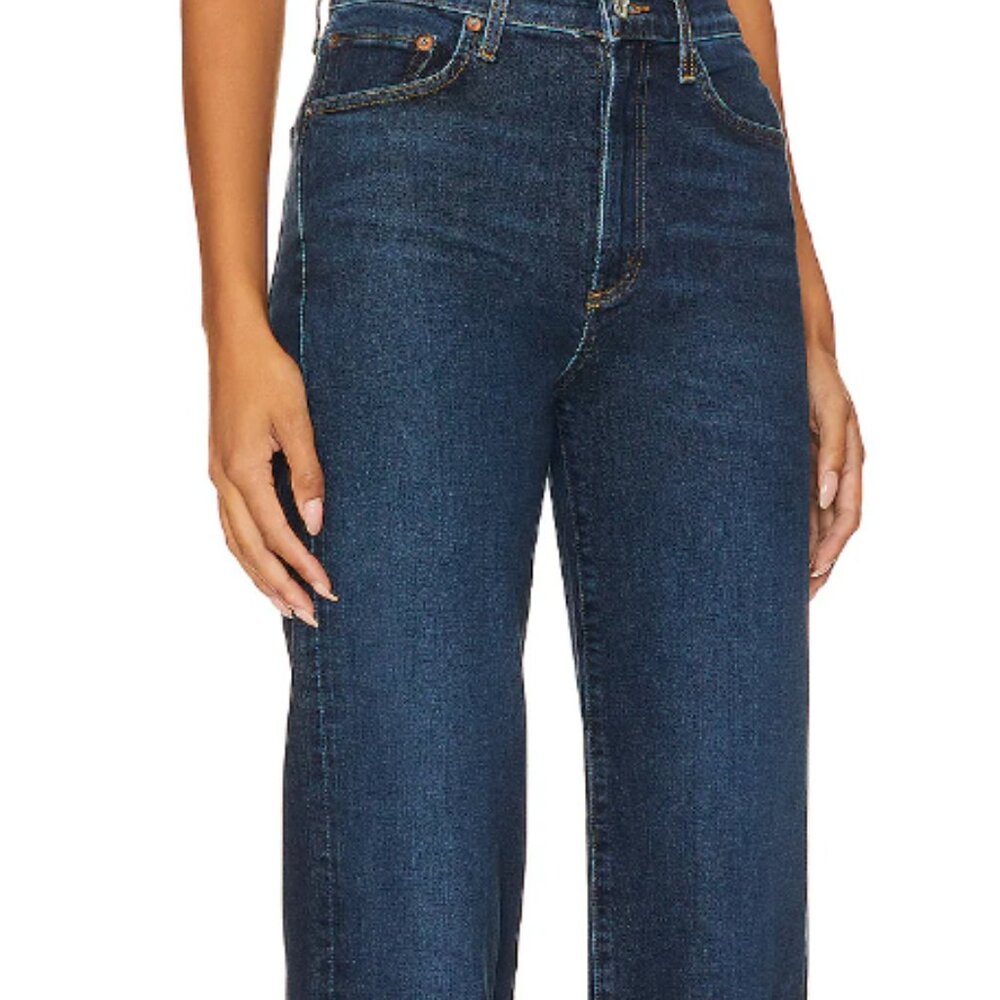 Agolde Harper Mid Rise Wide Straight